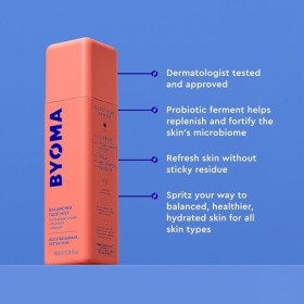 BYOMA BELLA Original Balancing Face Mist Brume équilibrante Soin visage rafraîchissant 100 ml Tonique équilibré pH avec céram