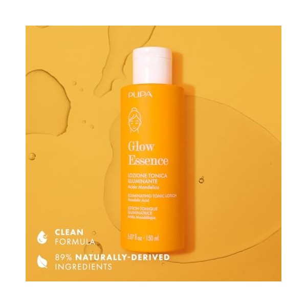 PUPA, GLOW ESSENCE - LOZIONE TONICA ILLUMINANTE, 150 ml.