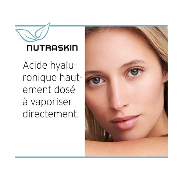Nutraskin Eau Hyaluronique - Toner Visage Anti-Âge pour une Peau Plus Fraîche I Cosmétique Naturelle à Base dAcide Hyaluroni