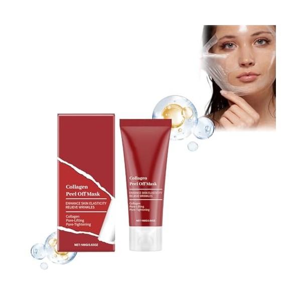 Masque de Nuit au Collagène,Masque de Collagène pour le Visage,Collagen Night Wrapping Mask,Masque Collagene,Collagen Mask,Ma