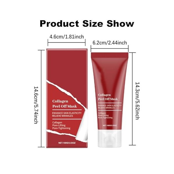 Masque de Nuit au Collagène,Masque de Collagène pour le Visage,Collagen Night Wrapping Mask,Masque Collagene,Collagen Mask,Ma