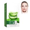 Hppsctink 20PCS Masque à laloe vera, Masque raffermissant à laloe vera, Masque sans rinçage à laloe vera, Masque Nourrissa
