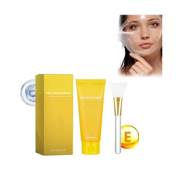 Masque de Nuit au Collagène,Collagen Night Wrapping Mask,Collagen Overnight Wrapping Peel Off Facial Mask Pack,Masque de Coll