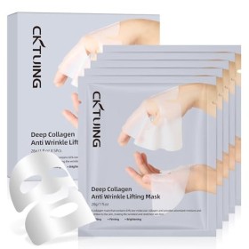 5pcs Masque Collagene Visage Korean,Mask Collagen, Bio Collagen Overnight Mask, Visage Masque Profond Coréen, Masque Visage H