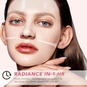 Masque visage au collagène, lot de 12 masques au collagène, masque hydrogel hydratant de nuit, véritables masques visage au c