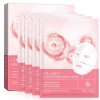 Masque Collagène Pack de 4, Masque Hydrogel Hydratant de Nuit pour Femmes, Masque Anti-Rides au Collagène Profond pour Tous T