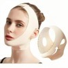 SDXCJY Masques faciaux en V, masque réutilisable en V, pour double menton et affaissement de la peau du visage. Réducteur de 
