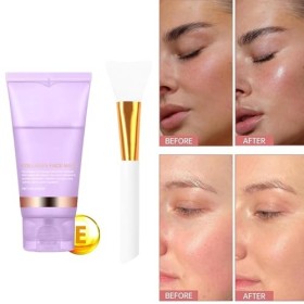 Collagen Night Wrapping Mask,Masque Peel Off,75g Masque Collagene Visage,Collagen Overnight Wrapping Peel Off Facial Mask,Col