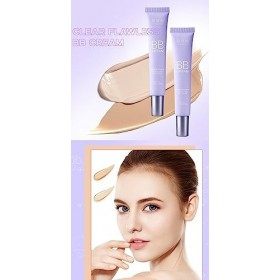 Full Coverage Lot de 2 correcteurs BB Cream forte hydratante teintée pour fond de teint, léger, éclaircissant, imperméable et