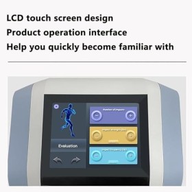 LHQYA Instrumento De Terapia Para DE, Máquina De Terapia Extracorpórea Por Ondas Choque Con 1 Mango Y 6 Sondas, Rango De Frec