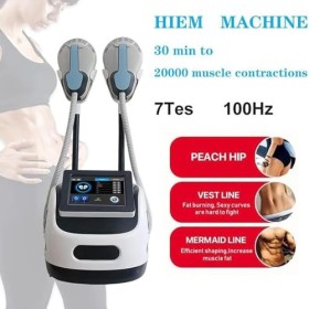 LHQYA Machine Professionnelle De Sculpture Corporelle, Machine De Renforcement Musculaire avec 2 Poignées, Intensité Et Énerg