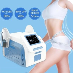 WXQDDA Machine Amincissante EMS Body Sculpt, Machine De Sculpture Corporelle Électromagnétique 2800 W, Intensité De Vibration