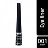 Rimmel London Scandaleyes Exaggerate Delineatore Occhi Liquido Matte, 2,5 ml, noir 001 Black 