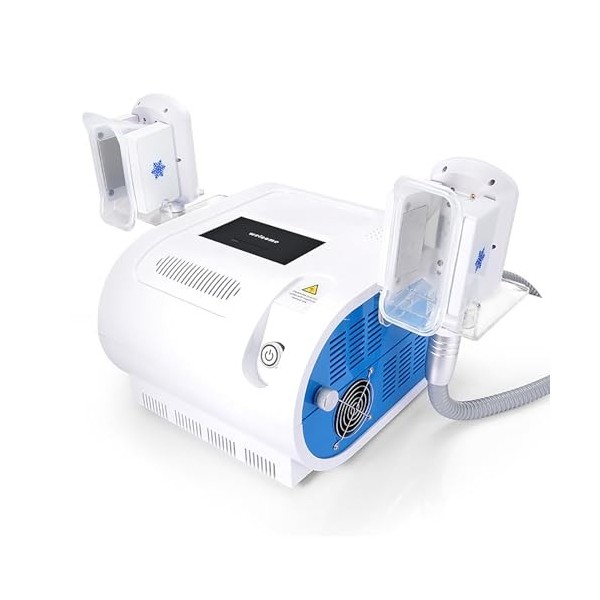 JEXUUD Machine Amincissante De Gel Graisse Cryolipolyse, Gel Sculpture du Corps avec Écran Tactile De 7 Pouces, Pression De V