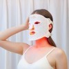 Cloakla K11 Masque facial de thérapie par lumière rouge à DEL – Ensemble de masques anti-âge pour la maison et les voyages – 