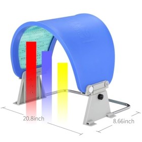 ZOVIE Masque de thérapie par lumière infrarouge LED pour le visage - Photons - Machine de soins de la peau - Masque de beauté