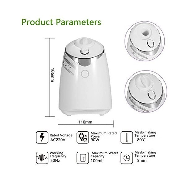 ZJchao Machine automatique pour masques faciaux naturels avec collagène de fruits et végétaux