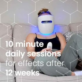 TensCare Glomask – Thérapie par la lumière bleue, rouge et proche infrarouge cliniquement prouvée. Aide à donner une apparenc