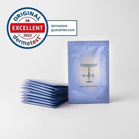 Dermaroller Kit de démarrage pour votre visage : masque à lacide hyaluronique 10 pièces + kit original Dermaroller HC902 –