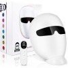 MDIBZCA Masque Led Visage Luminothérapie 7 Couleurs Appareil Anti Rides Visage, Masque De Beauté Pour Anti-Âge, Rajeunissemen