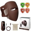 IMICHI Masques faciaux LED en silicone pour la luminothérapie - 320 LED - 4 couleurs - Masque de luminothérapie pour anti-âge