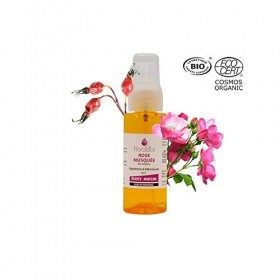 Florabiol - Huile Végétale de Rose Musquée Bio - 50 ml - Puissant Cicatrisant - Anti-Âge Raffermissant et Régénérant - Absorb