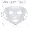 Masque Hydratant au Silicone, Couverture de Masque en Silicone, Masque Facial en Silicone Réutilisable, Masque de Beauté du V