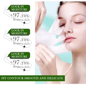 12 Masques en Feuille, Soin Coréen pour le Visage avec Ingrédients Naturels, Masque de Beauté Daily Care, Hydratation et Nour