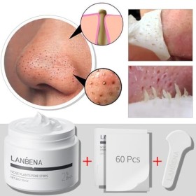 LANBENA Point Noir, Pore Strips, Deep Cleansing for Face, Nose, Black Head Remover, 10-15min Leaving Your Skin Fresh and Clea