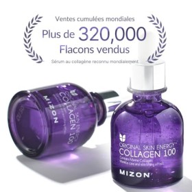 [MIZON] COLLAGEN 100 30ml Soin coréen - Sérum au collagène marin - Soin intensif anti-âge - Réduction des rides & ridules -