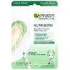 GARNIER Skin Active - Masque Visage Tissu Nutri Bomb - Nutrition Intense & Revitalisant - Lait de Coco & Acide Hyaluronique -