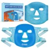 Masque rafraîchissant pour le visage,Masque Froid Visage en Gel,Masque Rafraîchissant, Compresse Chaude Et Froide Pour le Vis