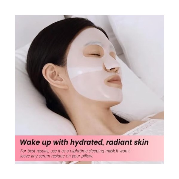 5pcs Bio-Collagen Korean Night Mask, Masque au Collagene Visage Korean, Skincare Coreen, Masque Collagene, Bio-Collagen Real