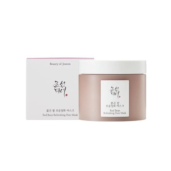 Beauty of Joseon Masque rafraîchissant pour les pores aux haricots rouges 140 ml, 4,73 fl.oz