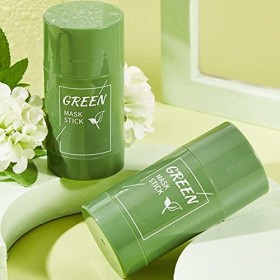 CaiTang Masque Stick, Green Mask Stick, Masque Thé Vert Point Noir, Masque Nettoyant, Green Tea Mask, Masque dargile Purifia