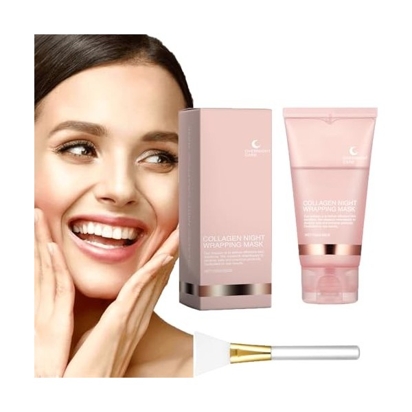 Masque Facial Pelable De Nuit Au Collagène,Masque De Nuit Au Collagène,Masque Facial Peel-Off Au Collagène De Nuit,Collagen N