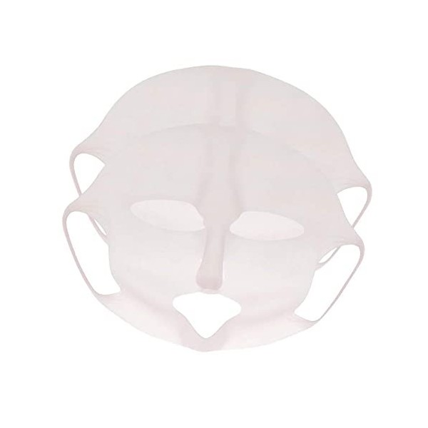 Couverture de masque de visage, Masque réutilisable de masque de silicone Visage facial de vapeur imperméable Masque de beaut