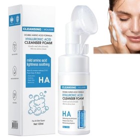 Rostblant Mousse nettoyante, mousse nettoyante fine bio, cosmétique naturelle mousse nettoyante pour le visage mousse de trai