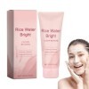 Nettoyant Moussant de riz, Nettoyant Visage Naturel au Riz, Pour Un Nettoyage En Profondeur, Nettoyant Hydratant Pour Le Visa