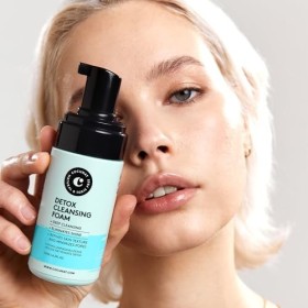 COCUNAT - Double Set Nettoyant - Eau Micellaire et Mousse Nettoyante Détox - Nettoie, Tonifie et Démaquille - Resserre les Po