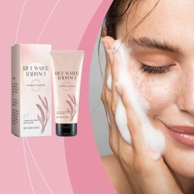 Nettoyant Visage Naturel au Riz, Pour Un Nettoyage En Profondeur, Hydratant Moussant Nettoyant et éclaircissant pour tous les