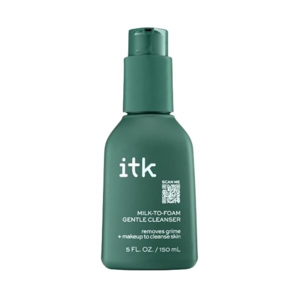 Milk-To-Foam Gentle Cleanser by ITK for Women - 5 oz Cleanser