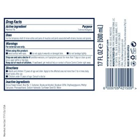 Pain Relief Menthol Hot Gel by Wintergreen for Unisex - 17 oz Gel