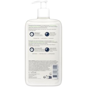 Cerave Crème Moussante Nettoyante Hydratante Visage Peaux Normales à Sèches 473ml