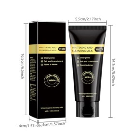 Pemarlis Nettoyant Blanchissant à La Niacinamide, nettoyant purifiant pour le visage，Lait Nettoyant éClaircissant Hydratant N