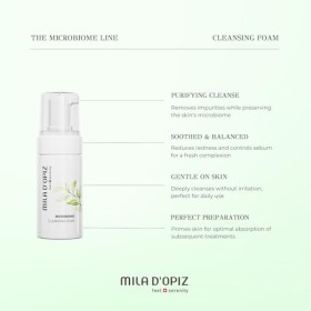 Microbiome Cleansing Foam by Mila D Opiz for Women - 3.38 oz Foam