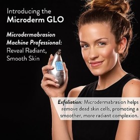 Microderm GLO Diamond Machine de microdermabrasion et outil daspiration Kit de micro dermabrasion clinique, système avancé d