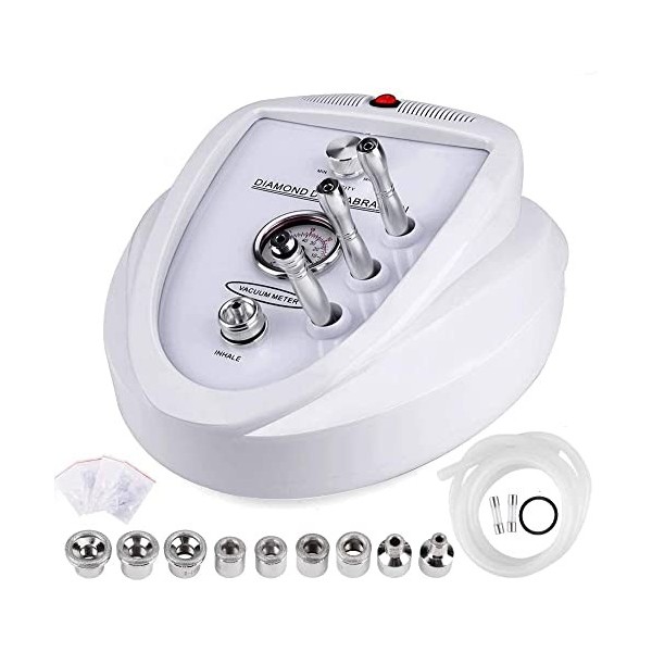 Machine de mic-roder_mabra-sion au diamant, Yofuly 3 dans 1 Der_ma-brasion professionnelle à puissance daspiration de 65 à 6