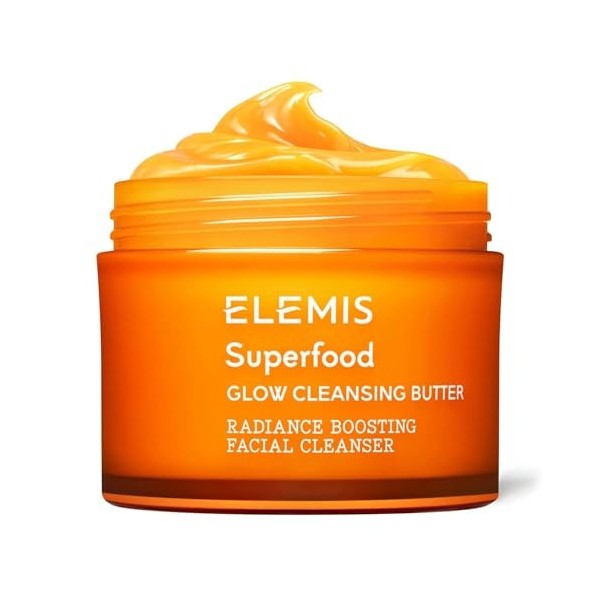 ELEMIS BEURRE nettoyant , nettoyant visage sans sulfate pour illuminer et nourrir, baume nettoyant visage pour un teint sain 