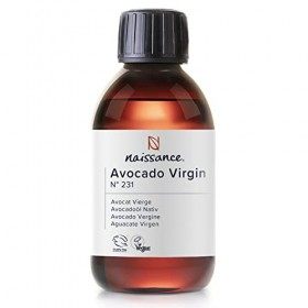 Naissance Huile dAvocat Vierge n° 231 - 250ml - 100% pure, naturelle, non-raffinée et pressée à froid - végan, non testée 